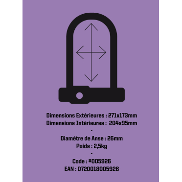 U Kryptonite New York Diamond fietsslot