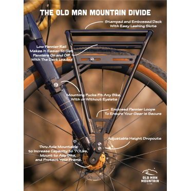 Voor- of achterdrager voor Old Man Mountain Divide fiets
