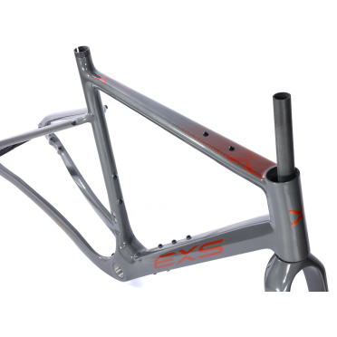 Kit cadre vélo gravel carbone 700 disque EXS