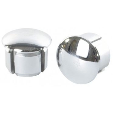 Paar Velox chromen stuuruiteinden