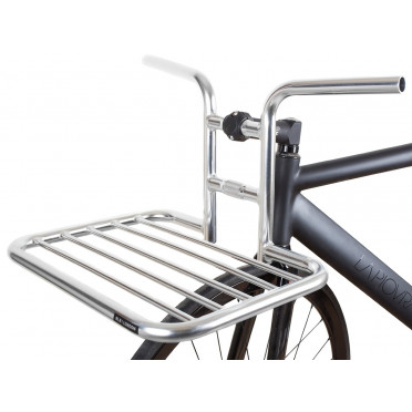 Stuur met geïntegreerde drager BLB Gepolijst zilver