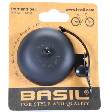 Basil Portland Fietsbel 55mm mat zwart