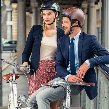 Egide Atlas Ebony stadsfietshelm