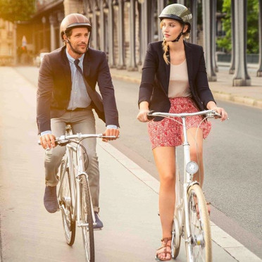 Egide Atlas Ebony stadsfietshelm