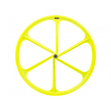 6 Spoke Wheel Neon Yellow