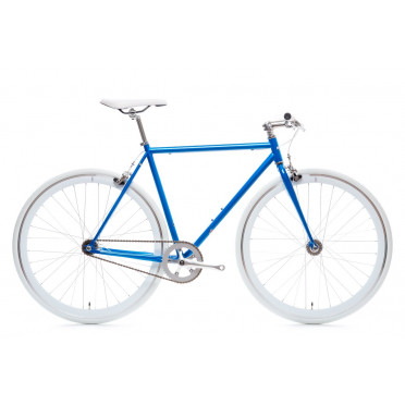 Fixie-/singlespeedfiets State Bicycle - Core Line - Blue Jay