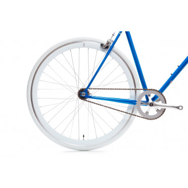 Fixie-/singlespeedfiets State Bicycle - Core Line - Blue Jay