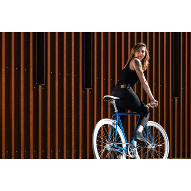 Fixie-/singlespeedfiets State Bicycle - Core Line - Blue Jay