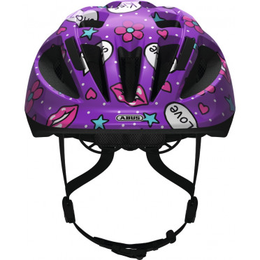 Abus Smooty 2.0 Purple Kisses kinderfietshelm