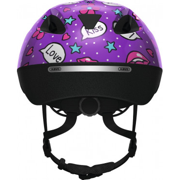 Abus Smooty 2.0 Purple Kisses kinderfietshelm