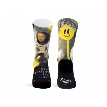 Paar PACIFIC & CO fietssokken - Moona Lisa