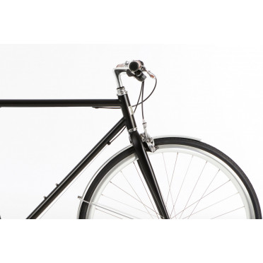 InFiné Cycles Asfalt Stadsfiets - Mat Zwart