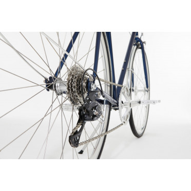 InFiné Cycles Asfalt stadsfiets - Nachtblauw