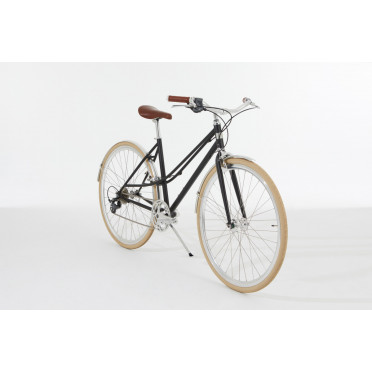 InFiné Cycles Flâneuse Stadsfiets - Mat Zwart