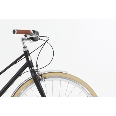 InFiné Cycles Flâneuse Stadsfiets - Mat Zwart