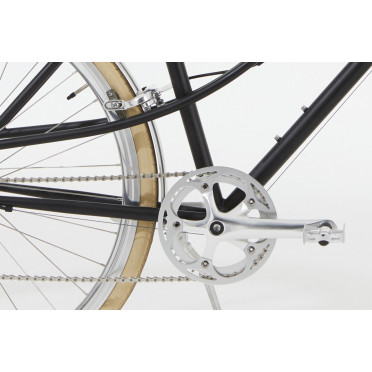 InFiné Cycles Flâneuse Stadsfiets - Mat Zwart