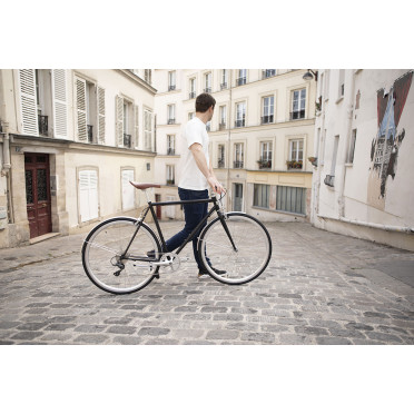 InFiné Cycles Asfalt Stadsfiets - Mat Zwart