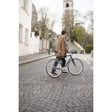 InFiné Cycles Asfalt Stadsfiets - Mat Zwart