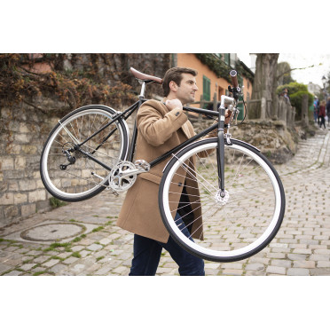 InFiné Cycles Asfalt Stadsfiets - Mat Zwart