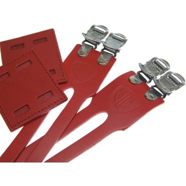 BLB dubbele lederen band