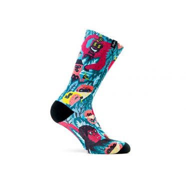 Paar PACIFIC & CO fietssokken - Monkey Gang