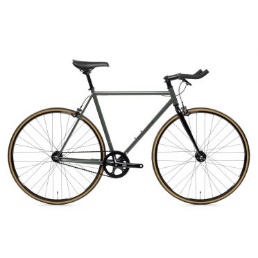 State Bicycle - Army Green - 4130 - Fixed Gear Bike