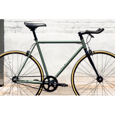 Fixie-/singlespeedfiets State Bicycle - 4130 - Legergroen