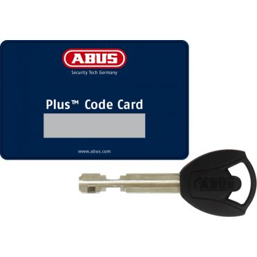 Abus Bordo 6000A/90 Vouwfietsslot met Alarm Zwart
