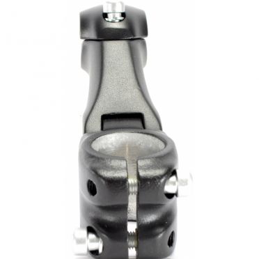 PNA verstelbare zwarte aluminium fietsstuurpen