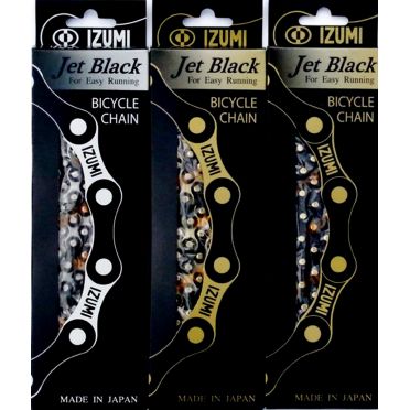 Chaine IZUMI Piste JET BLACK 1/2''x1/8''