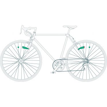 Reelight CIO batterijloze fietsverlichtingsset