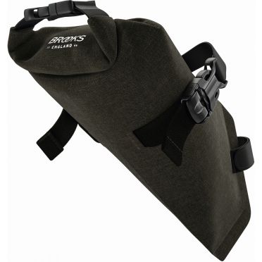 BROOKS SCAPE SADDLE ROLL BAG (1,5L) - MUD GREEN