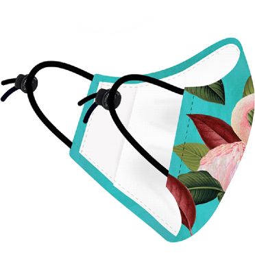 Pacific & Co. Flamingo wasbaar stoffen masker