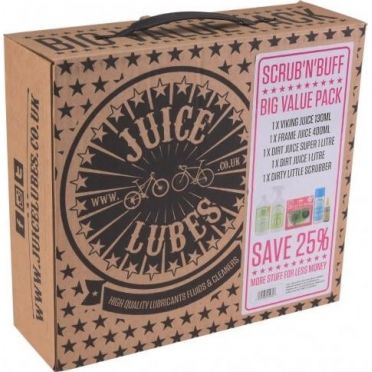 Juice Lubes Scrub & Buff Complete onderhoudsset