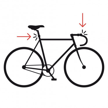 Paar groene Bookman fietslampen