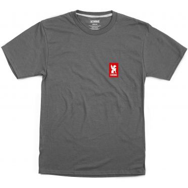 Chrome Verticaal Rood Logo t-shirt