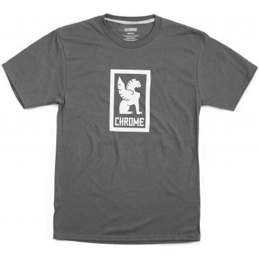 Chrome - Vertical Border Logo Tee
