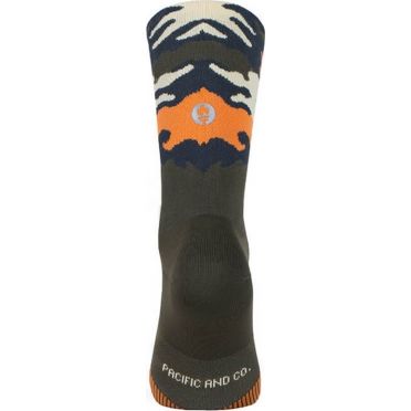 Paar Pacific & Co fietssokken - Camo Green