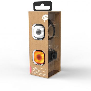 Knog - Blinder Mini Square - LED Bike Light Twinpack
