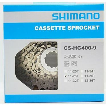 Shimano Alivio CS-HG400 cassette voor fietsen met 9 versnellingen