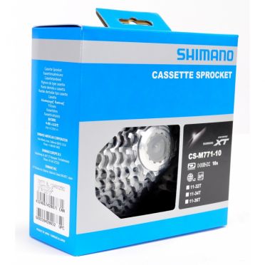 Shimano XT CS-M771 cassette voor fietsen met 10 versnellingen