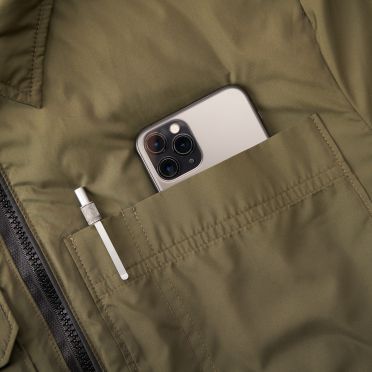 Chrome tweeweg geïsoleerd shacket omkeerbaar jack