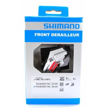 Shimano Acera FD-M3000 drievoudige voorderailleur met lage klem