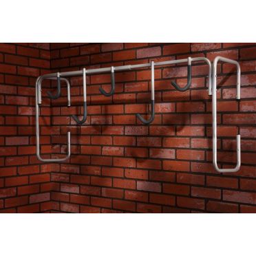 Wandhouder voor 5 fietsen