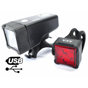 Axa Niteline T4-R 4 LED fietsverlichtingsset