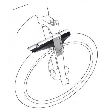 Velox spatbord voor verende voorvork