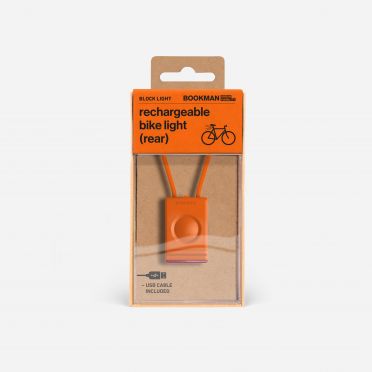 Bookman Block USB-achterlicht voor de fiets