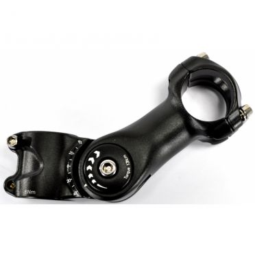 PNA verstelbare zwarte aluminium fietsstuurpen voor 31,8 mm stuur