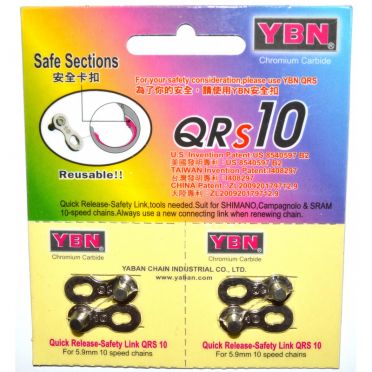 YBN - Pair of quick link for 10 speed bike chain