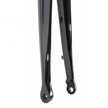 EXS carbon vork voor racefiets met schijf en taps toelopende stuurbuis